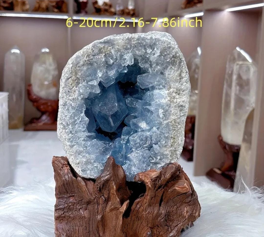 Dragon Blue White Crystal Stone